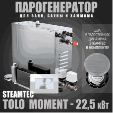 Steamtec TOLO MOMENT 225 - 22,5 кВт парогенераторы для хамама и турецкой бани / Cерия PLATINUM